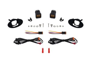 Lexus GX470 Brake Kit - Front + Rear - R1 Concepts - Carbon Coated Drilled/Slotted Rotors + Off-Road/Tow Pads - `03-`09